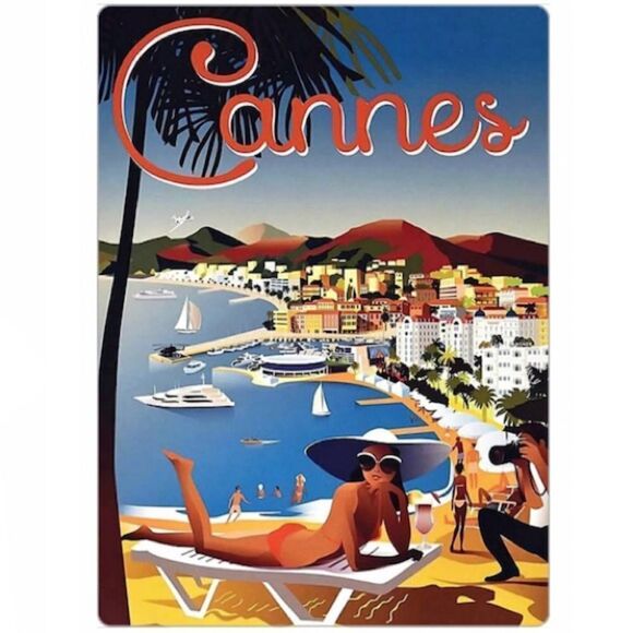 Vintage Cannes France Souviner Magnet - Picture 2 of 4